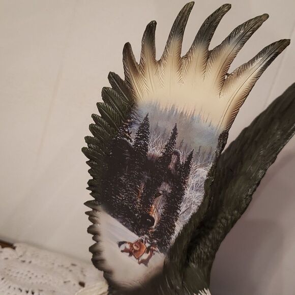 Bradford Exchange "Ancient Legend" Sacred Spirits Collection Eagle Figurine - Picture 5 of 8